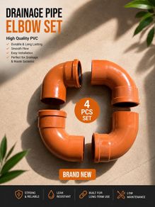 110 mm PVC Drainage 90 Elbows
