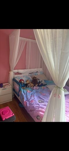 four poster double bed AND mattress
