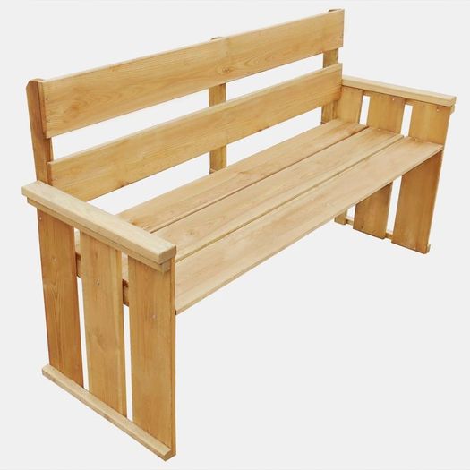 Garden Bench 160 cm Impregnated Pinewood
