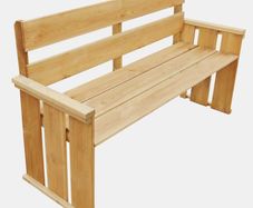 Garden Bench 160 cm Impregnated Pinewood