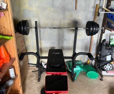 Bench press+ adjustable dumbbells