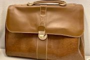 Stylish French Lancel Leather Briefcase Women's Bag