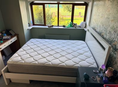 King Bed Frame and Mattress Maynooth