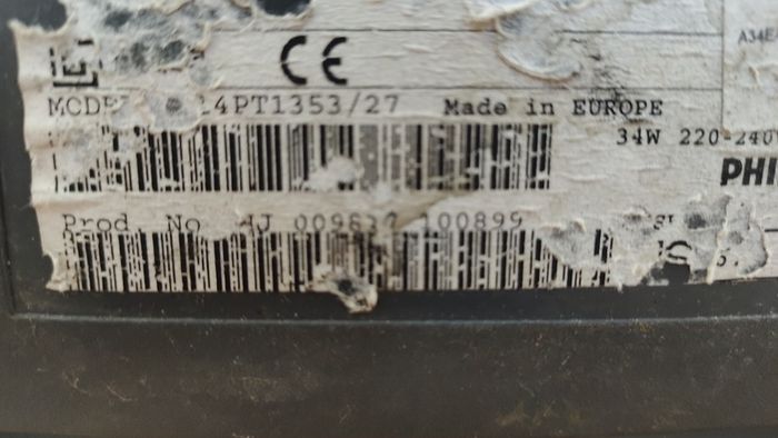Philips 14 Inch CRT TV Television
