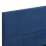 Bed Frame Blue Fabric 135x190 cm Image 5