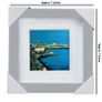 Dalkey Island and Sorrento Terrace, Dublin, 4x4in framed print by artist Helen Mathews Image 3