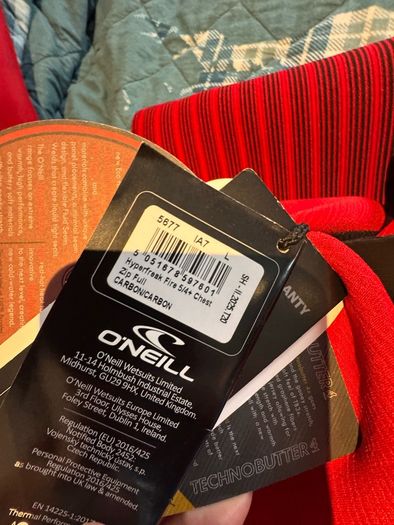 2026 O'Neill's Hyperfreak FIRE 5/4 Chest-Zip Brand New (latest edition)