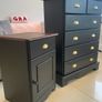 Solid wood chest of drawers and bedside locker Image 7