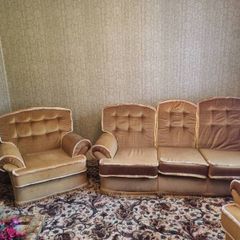 Mid Century Sofa and two chairs