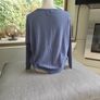 Blue wool and cashmere knit uk12 Image 8