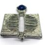 Mid Century Brutalist Silver Pendant with Sodalite Image 5