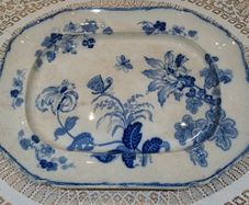 1870s Extra Large Victorian serving platter