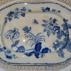 1870s Extra Large Victorian serving platter