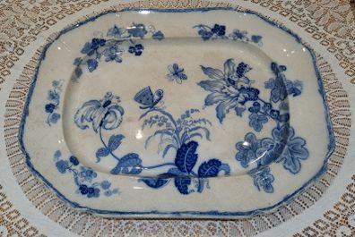 1870s Extra Large Victorian serving platter