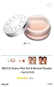 BECCA Hydra-Mist Set & Refresh Powder - Set & Chill BNIB