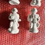 Teenage Mutant Hero Turtles Plaster Moulding Figures 1990s unpainted Image 4
