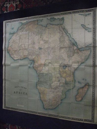 Philips New Map of Africa - London and Liverpool - George Philip & Son-Ca.1890