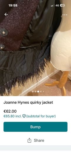 Joanne Hynes quirky brown jacket size 12
