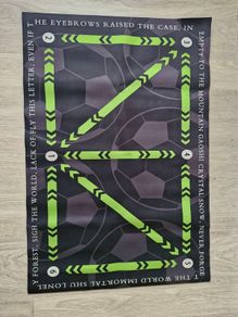 Soccer skills training mat