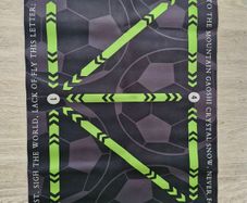 Soccer skills training mat