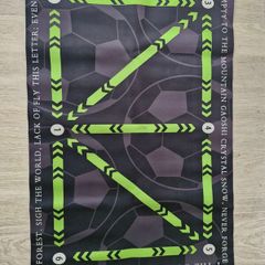 Soccer skills training mat