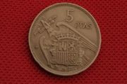 1957 5 Peseta coin for sale - (mintage date 1971)