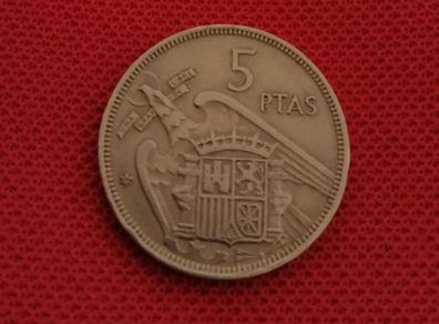1957 5 Peseta coin for sale - (mintage date 1971)
