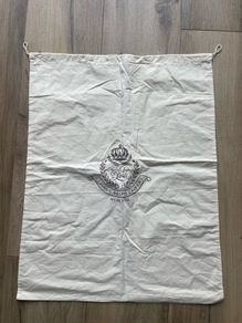 Ralph Lauren extra large cream bag protector drawstring