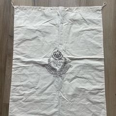 Ralph Lauren extra large cream bag protector drawstring