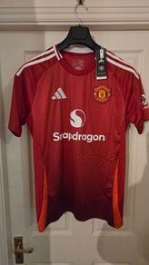 Replica Manchester Utd Jersey. Size L