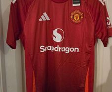 Replica Manchester Utd Jersey. Size L