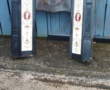 Cast iron fire place