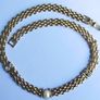 Vintage Art Deco Choker Necklace Ladies gold, pearl necklace Image 5