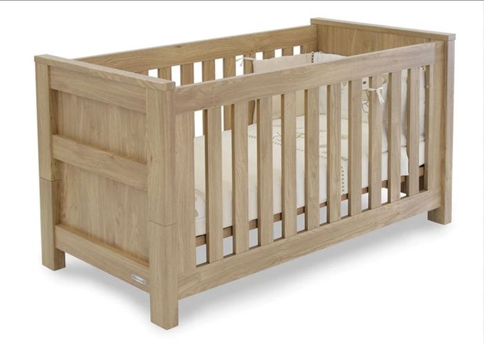 Babystyle Bordeaux Cot Bed, Oak