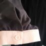 RIVER ISLAND Black Velvet and Sheer Playsuit Sz 14 Image 3