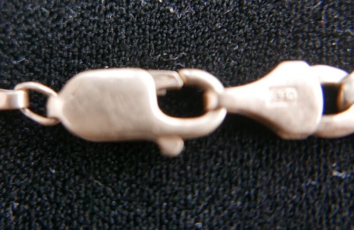 Vintage Solid Gold 9 Ct  Gold  375 Identity Men's Bracelet