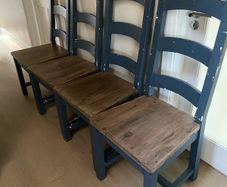 Chairs reclaimed solid wood