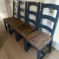 Chairs reclaimed solid wood