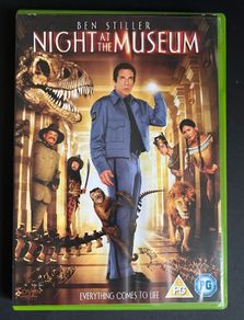 Night at the Museum. DVD Movie. starring Ben Stiller, Robin Williams, Mickey Rooney and Dick Van Dyke.