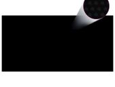 Pool Cover Black 732x366 cm PE