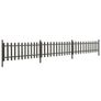 Picket Fence with Posts 3 pcs Image 3