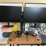 Dual AOC 28" Monitor Setup with Professional Kensington Dual Arm Image 2