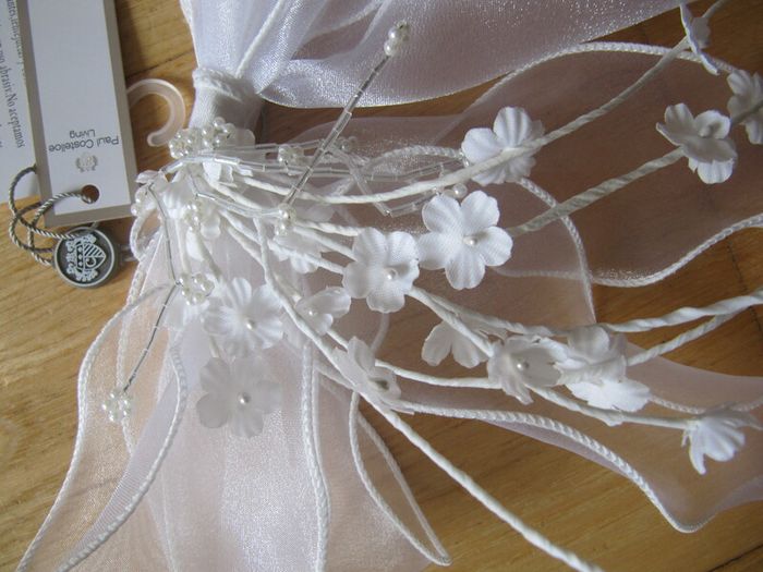 White Communion head piece Accessories