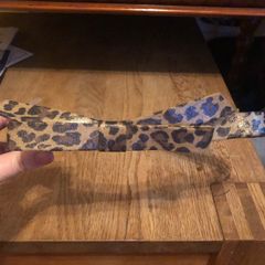 Betsey Johnson ladies leopard print belt size small brand new