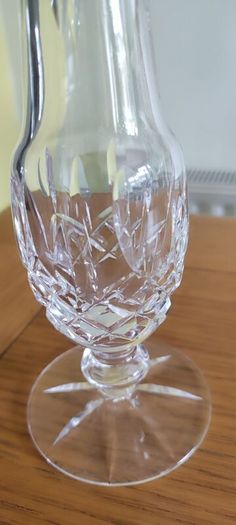 Waterford Crystal Lismore Footed Bud Vase 9.5" Tall