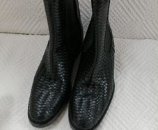 Pollini Black All Leather Chelsea Boots