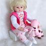 24 Inches 60cm Pretty Reborn Dolls Baby Girls Soft Silicone Vinyl Hanmade Reborn Baby Toddlers Newborn Baby Dolls Boy and Girl Toys Xmas Gifts Reborn Babies (FREE POSTAGE) Image 6