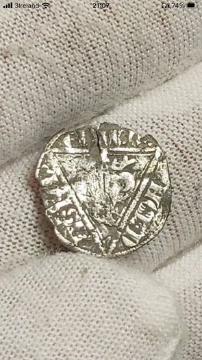 Edward I 1272-1307 Irish Hammerd Silver Half-Penny Dublin Mint Registered post inc