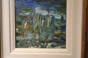 Abstract Palette Oil Painting by Gerard Mc Gourty,MillRace Gallery,Blackrock.