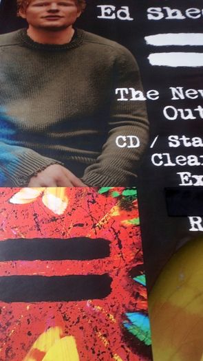 Massive Shop Front Poster Ed Sheeran = Promo Poster Extra Large